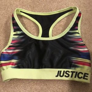 Justice Sports Bra Size 32